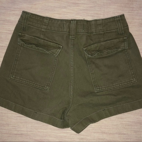 Pacsun Green Cargo Shorts - Picture 2 of 4